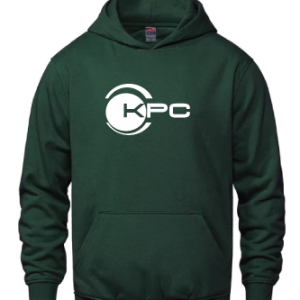White Logo Hoodie - Green