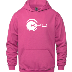 White Logo Hoodie - Pink