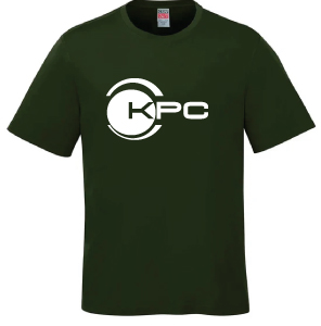 White Logo T-Shirt - Green