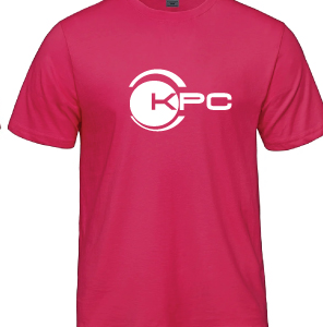 White Logo T-Shirt - Pink