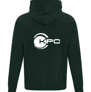 White Logo Zipup Hoodie - Green